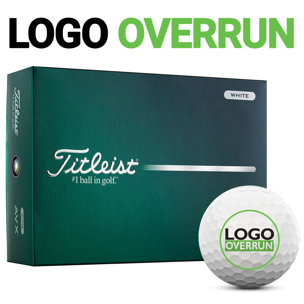 Titleist AVX Golf Balls - LOGO OVERRUN