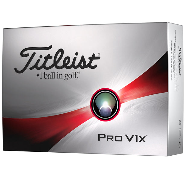 Titleist Pro V1x Golf Balls - LOGO OVERRUN