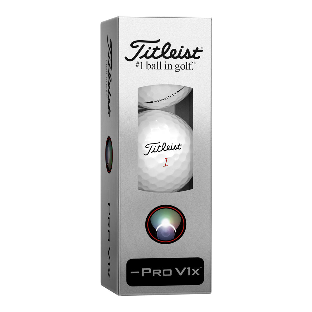 Titleist Pro V1x Left Dash Logo Overrun Golf Balls | MCGB