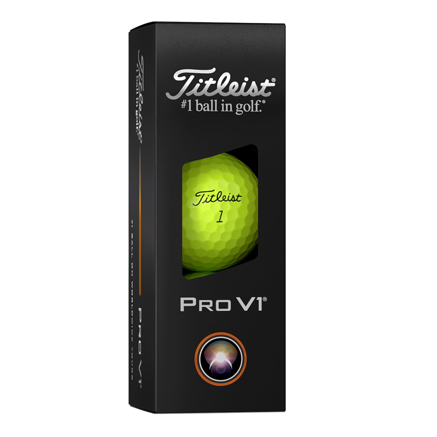 Custom Titleist Pro V1 Yellow Golf Balls | MyCustomGolfBall