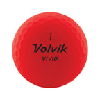 Volvik Vivid Red Golf Ball One Dozen