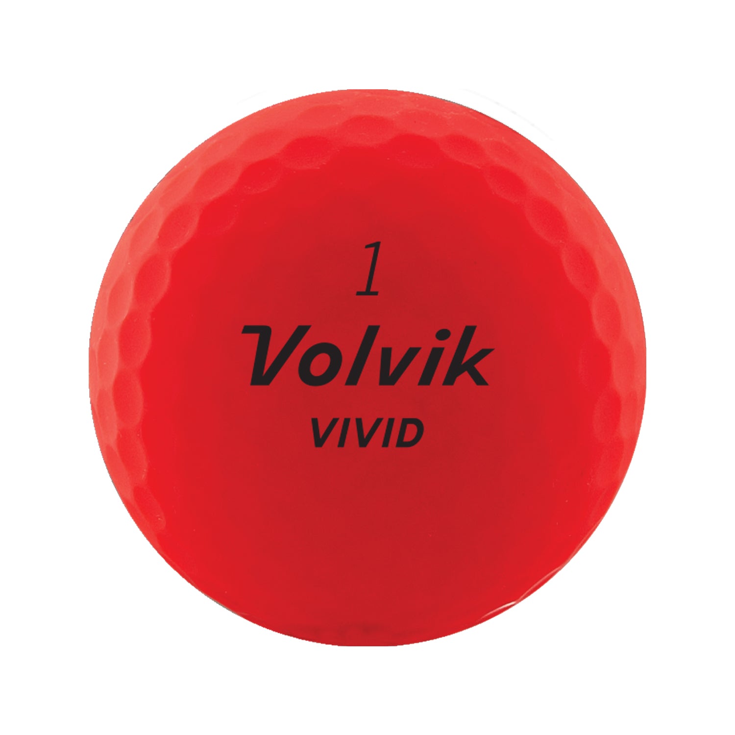 Volvik Vivid Red Golf Ball One Dozen