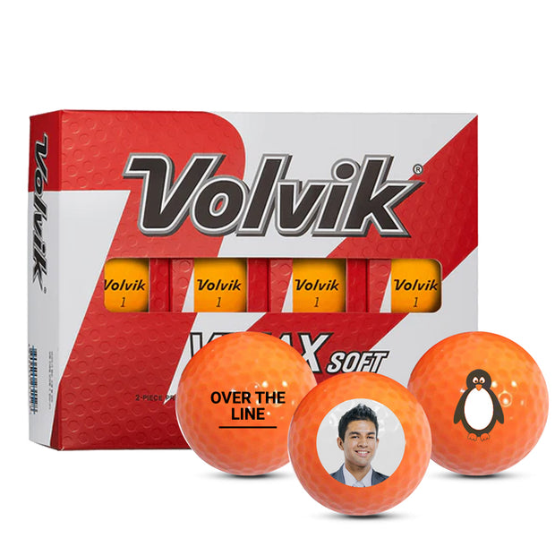 Volvik VIMAX Soft Orange Golf Balls