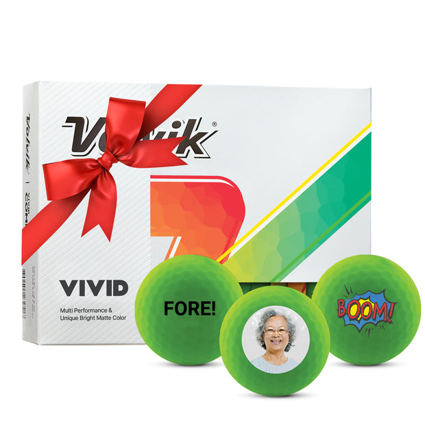 Volvik Vivid Green Golf Balls