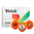 Volvik Vivid Orange Golf Ball One Dozen