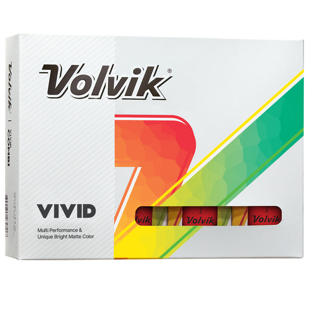 Volvik Vivid Red Golf Balls