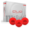 Custom Wilson Duo Soft Red Golf Balls