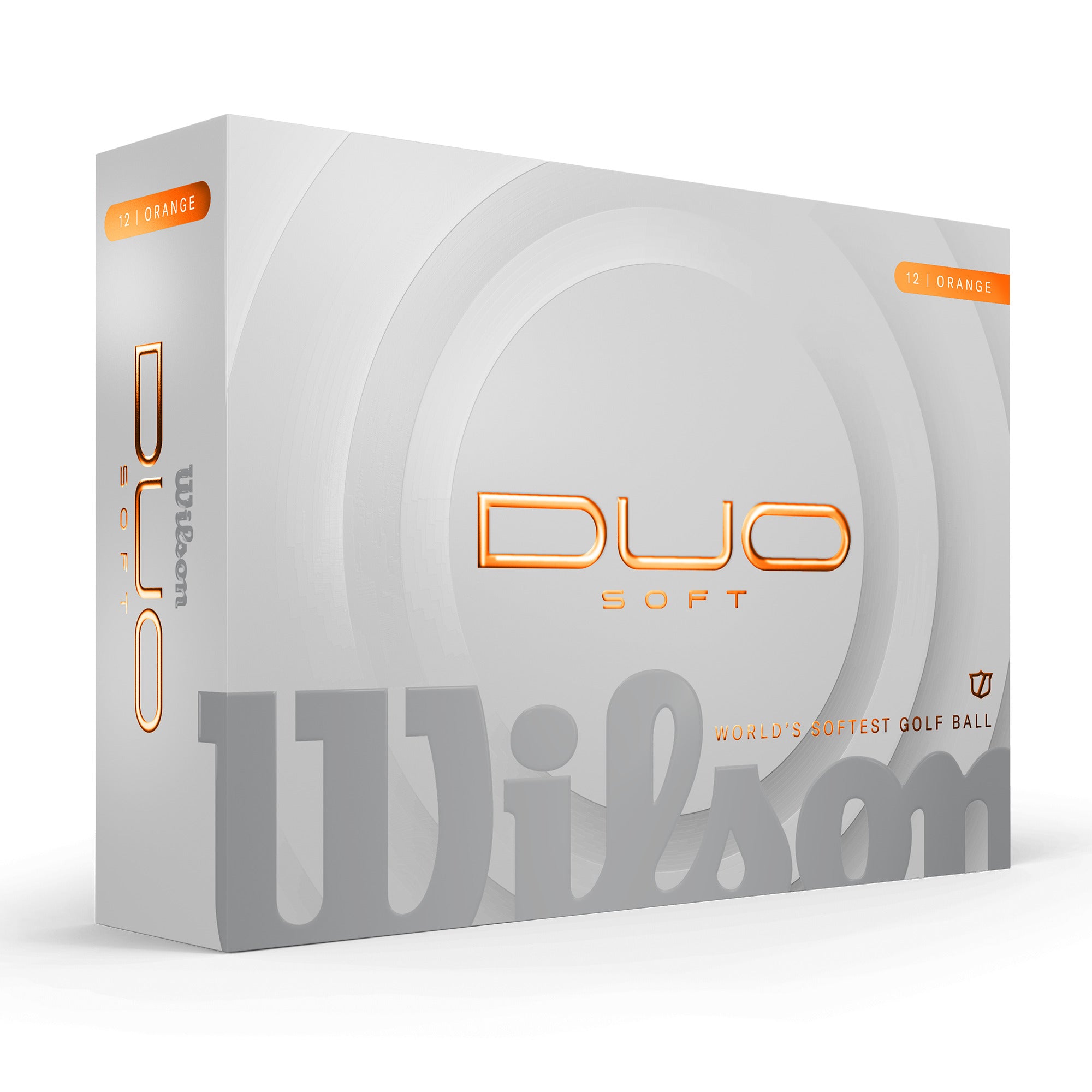 Wilson Duo Soft Orange Golf Balls One Dozen