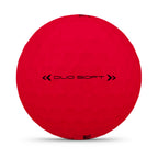 Custom Wilson Duo Soft Red Golf Balls