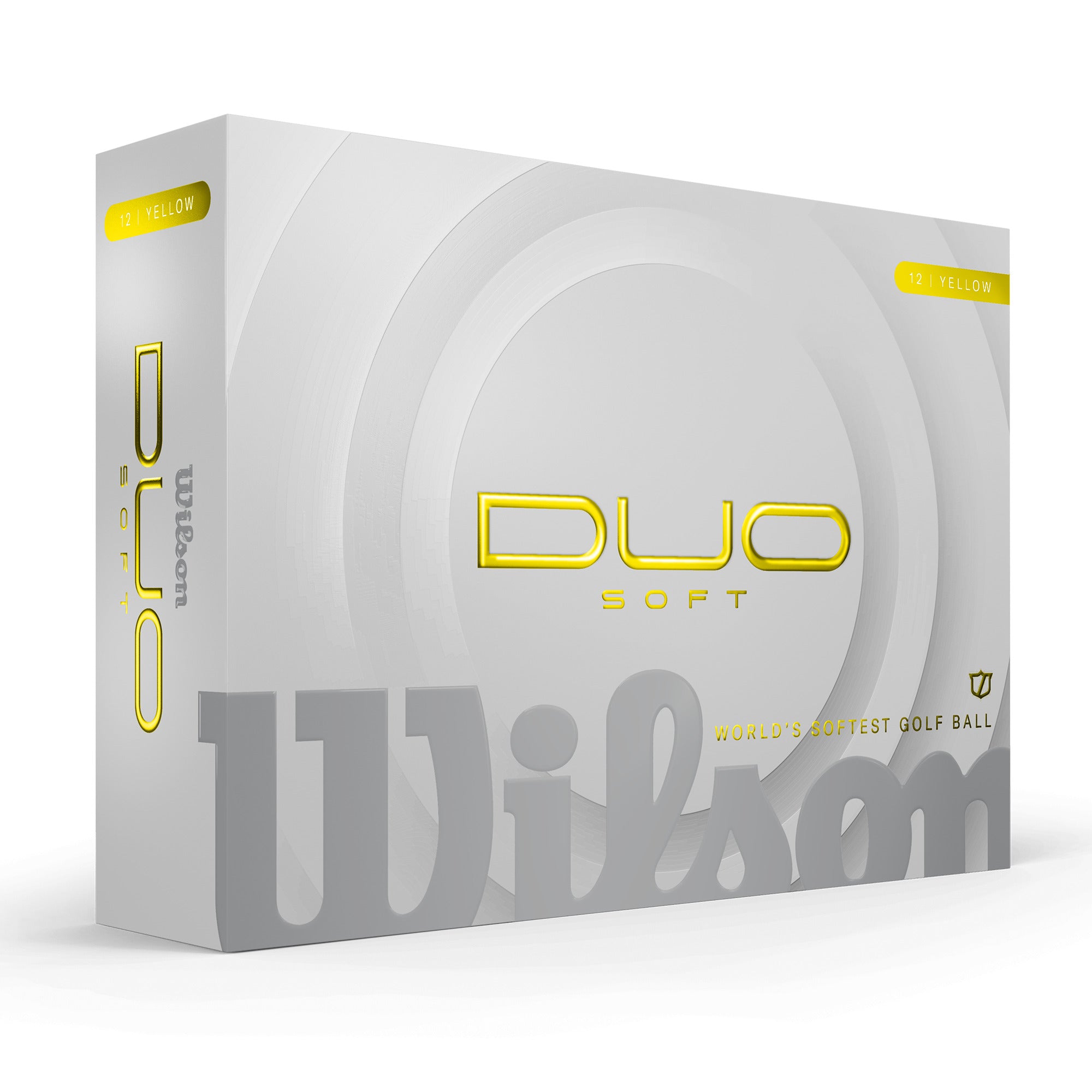 Custom Wilson Duo Soft Yellow Golf Balls