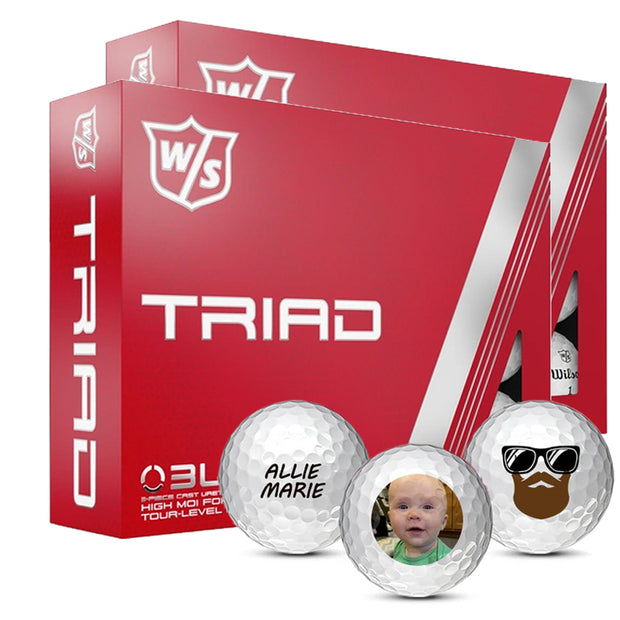 Wilson Triad Golf Balls - 2 For $60