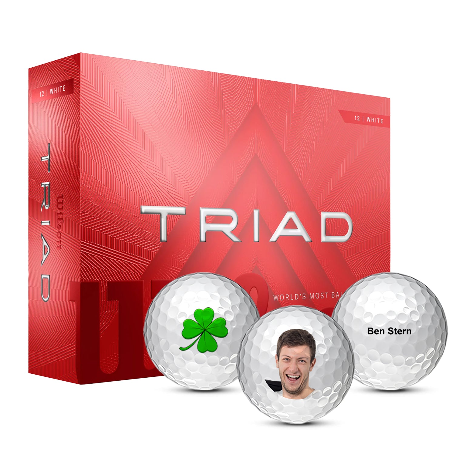 Wilson Triad Golf Balls One Dozen