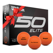 Wilson 50 Elite Orange Golf Balls