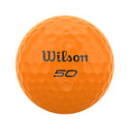 Custom Wilson 50 Elite Orange Golf Balls