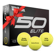 Wilson 50 Elite Yellow Golf Balls