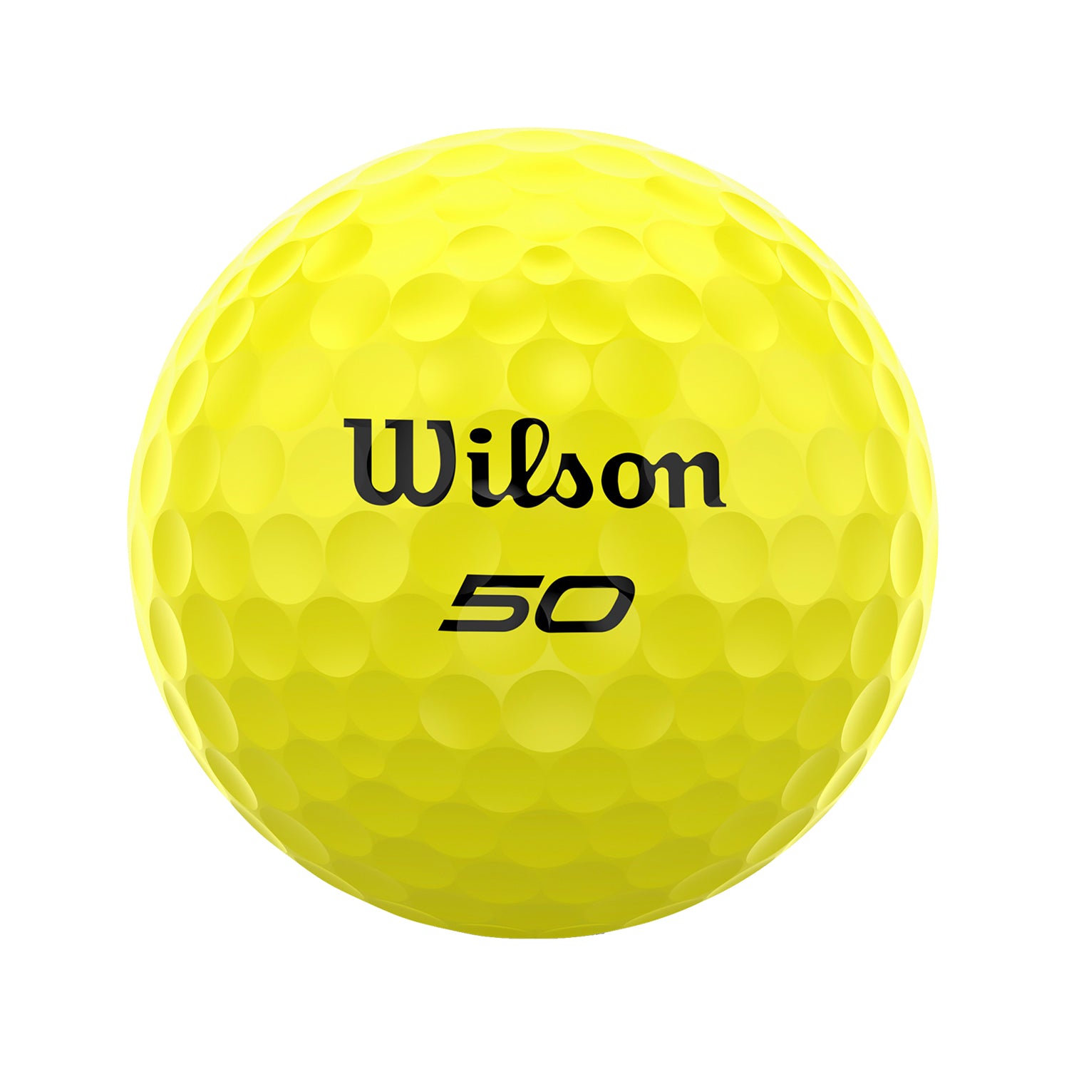 Custom Wilson 50 Elite Yellow Golf Balls