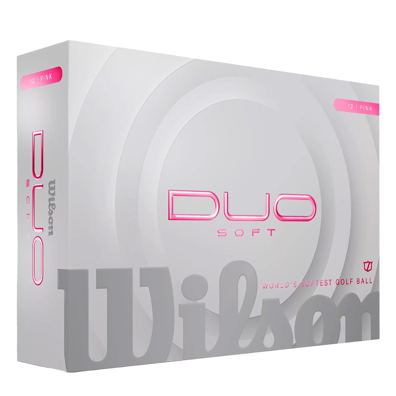 Custom Wilson Duo Soft Pink Golf Balls