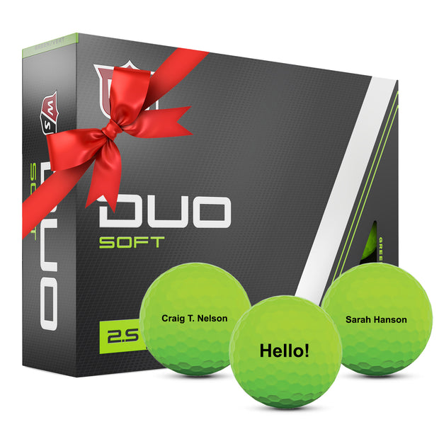 Wilson Duo Soft Green Golf Balls