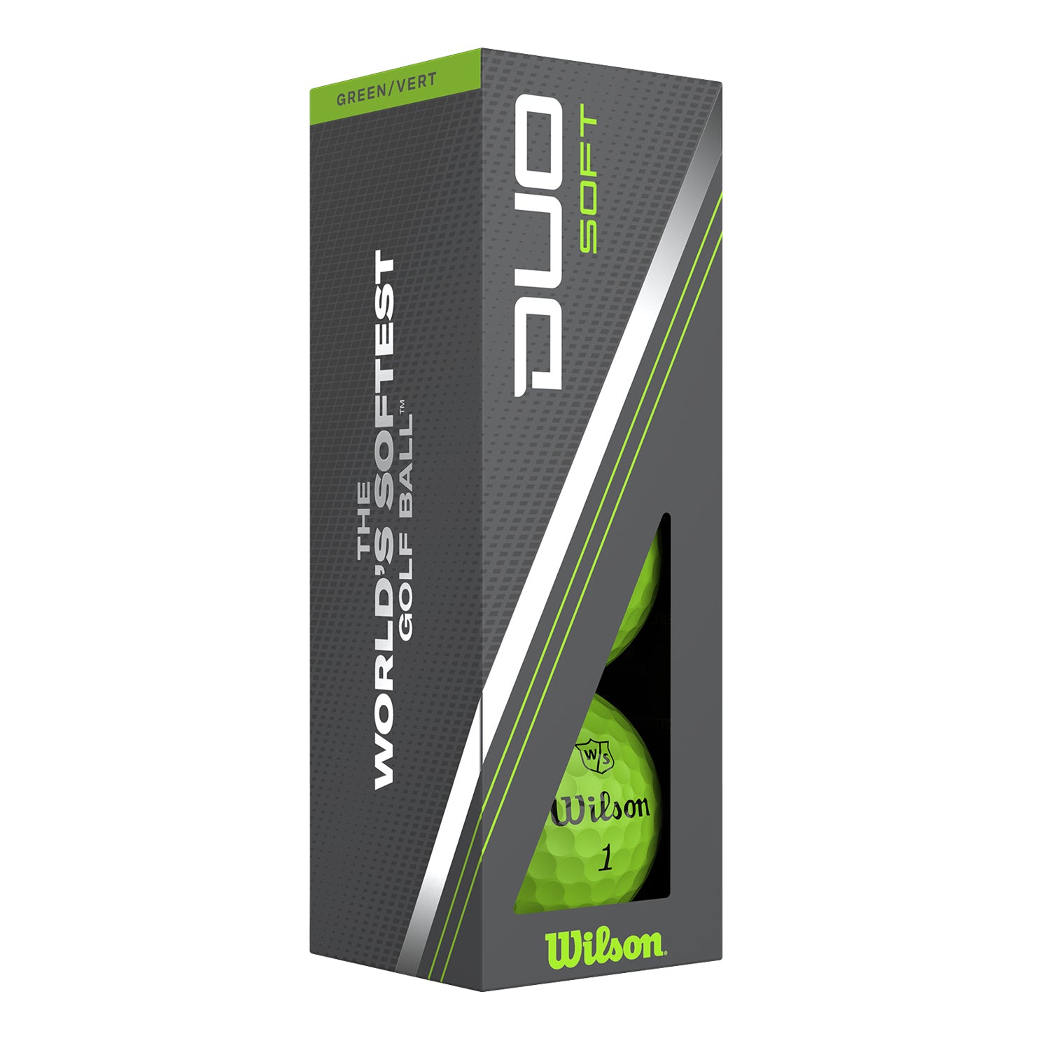 Custom Wilson Duo Soft Green Golf Balls | MyCustomGolfBall
