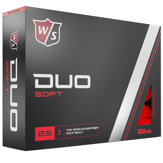 Wilson DUO Soft Red Golf Balls