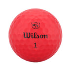 Wilson Duo Soft Red Golf Balls One Dozen