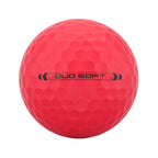 Wilson Duo Soft Red Golf Balls One Dozen