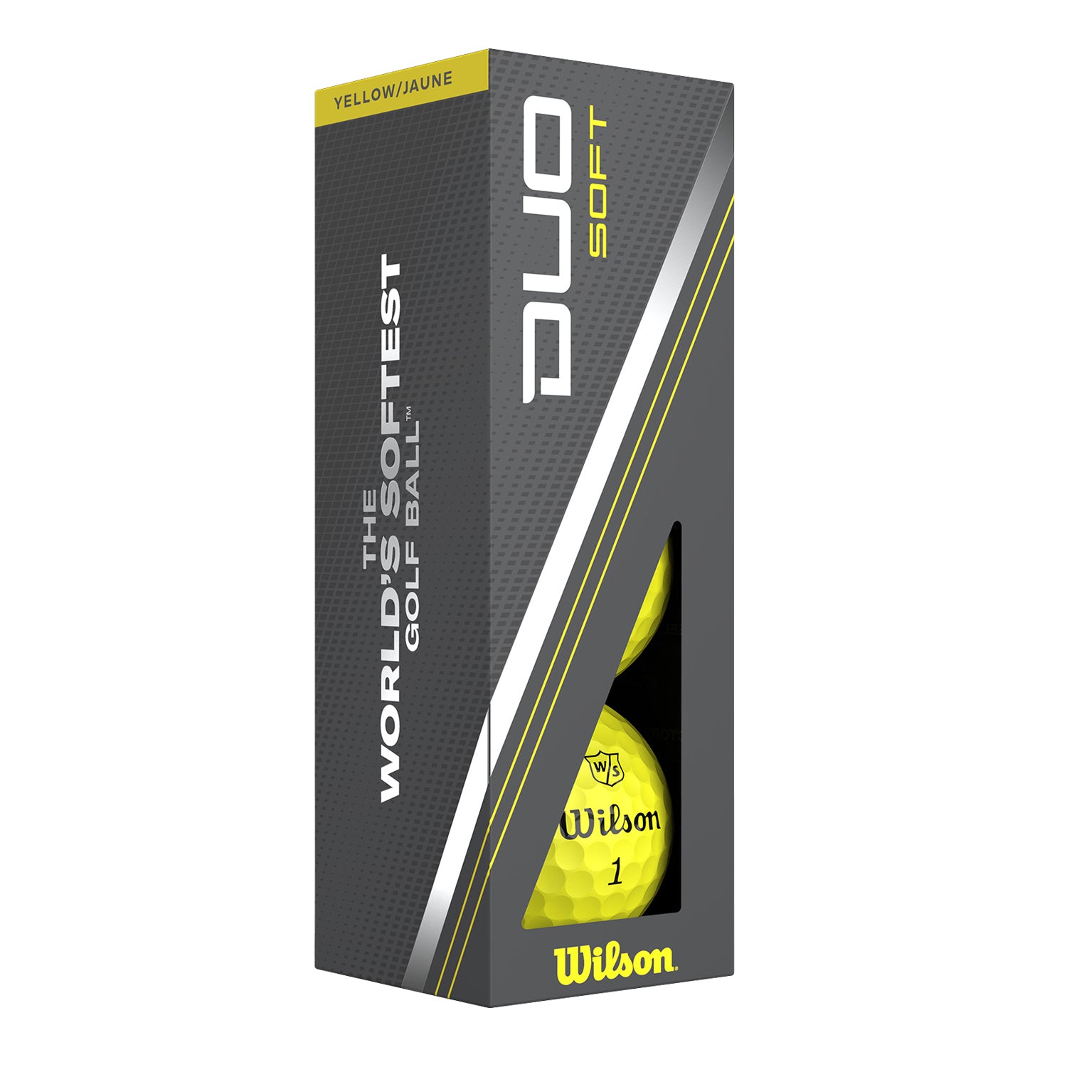 Wilson Duo Soft Yellow Golf Balls One Dozen