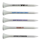 Bulk White Wood Golf Tees - 1,000 PACK