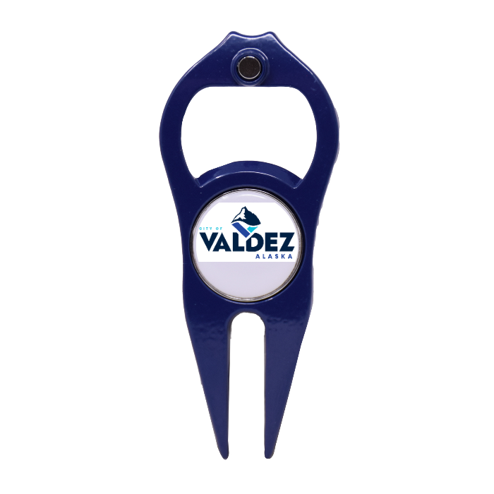 Navy Hat Trick 6 in 1 Divot Tool