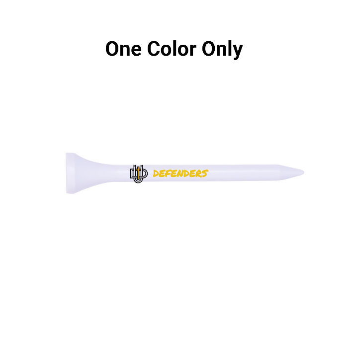 Bulk White Wood Golf Tees - 1,000 PACK