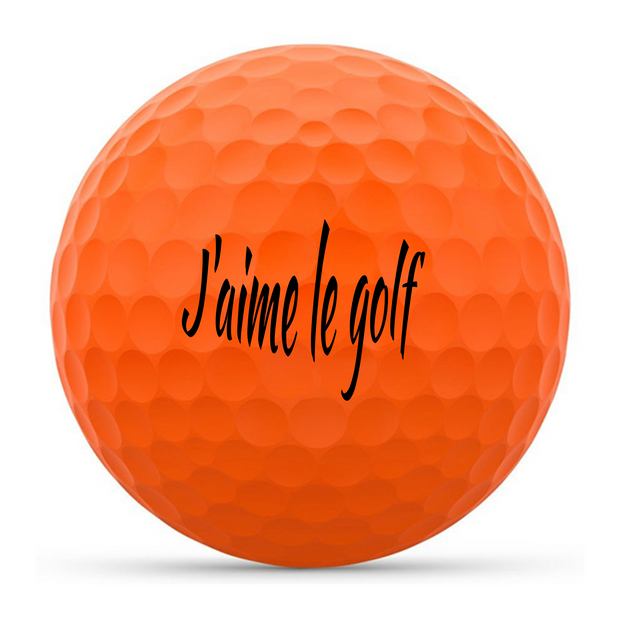 Wilson Staff DUO Optix Orange Golf Balls