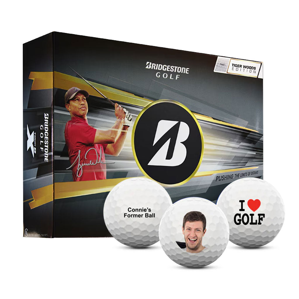 Custom Bridgestone Tour B X Tiger Woods Edition Golf Balls