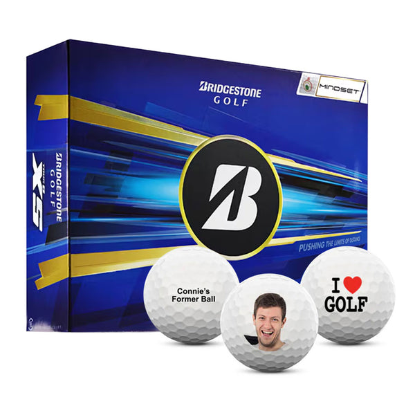 Custom Bridgestone Tour B XS MindSet Golf Balls | MCGB