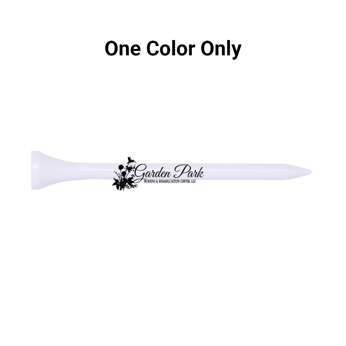 Bulk White Plastic Golf Tees - 1,000 PACK