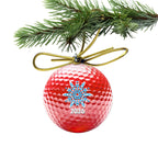 Christmas Golf Ball Ornament