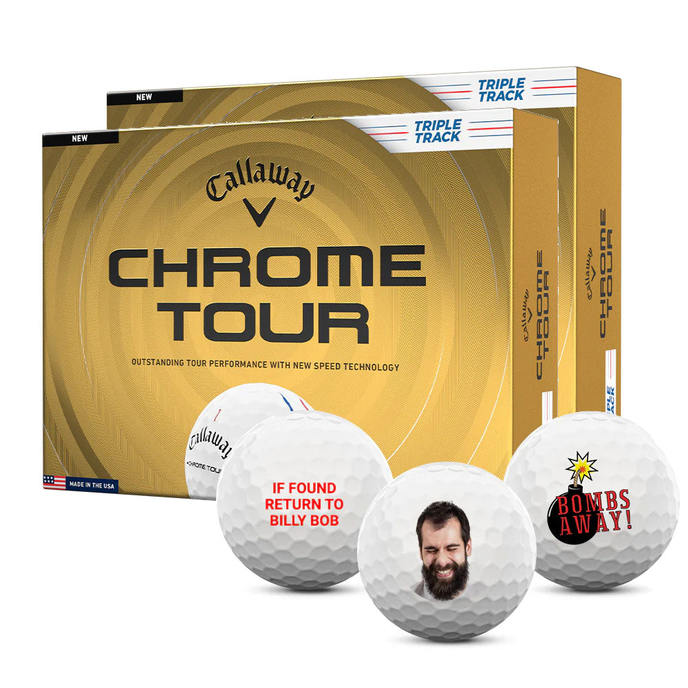 Callaway Chrome Tour Triple Track Golf Balls 2-dozen