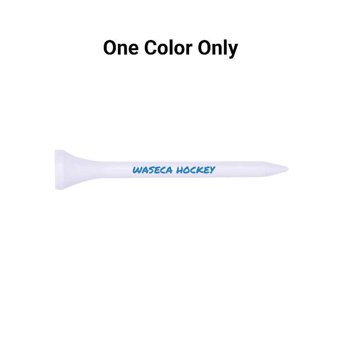 Bulk White Plastic Golf Tees - 1,000 PACK