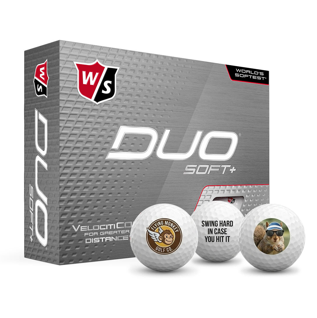 Custom Wilson Duo Soft Golf Balls | Prior Gen