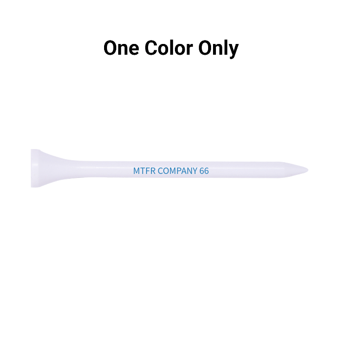 Bulk White Plastic Golf Tees - 1,000 PACK