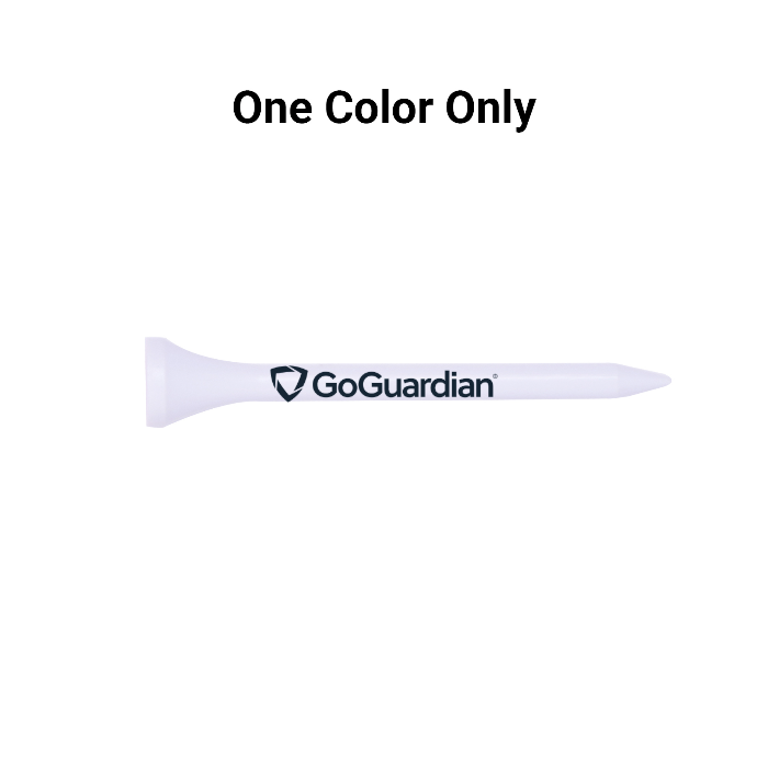 Bulk White Wood Golf Tees - 1,000 PACK