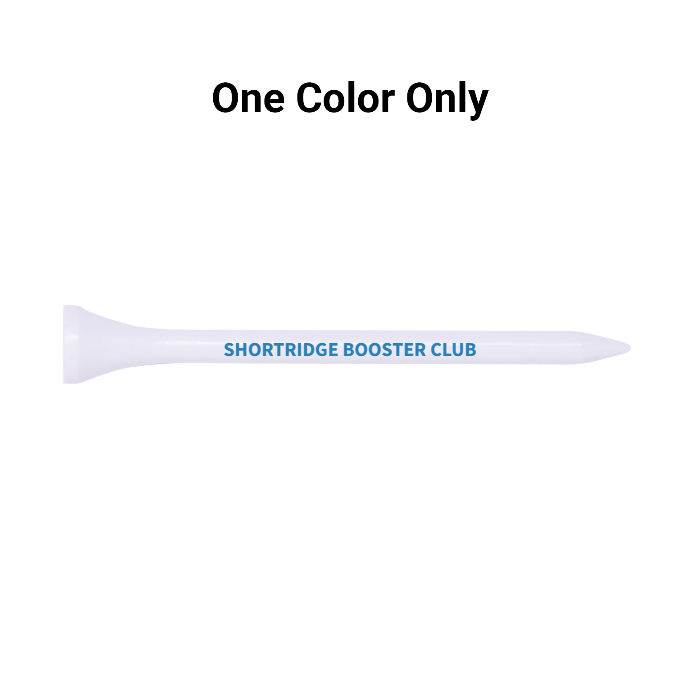 Bulk White Plastic Golf Tees - 1,000 PACK