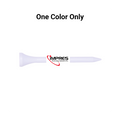 Bulk White Plastic Golf Tees - 1,000 PACK