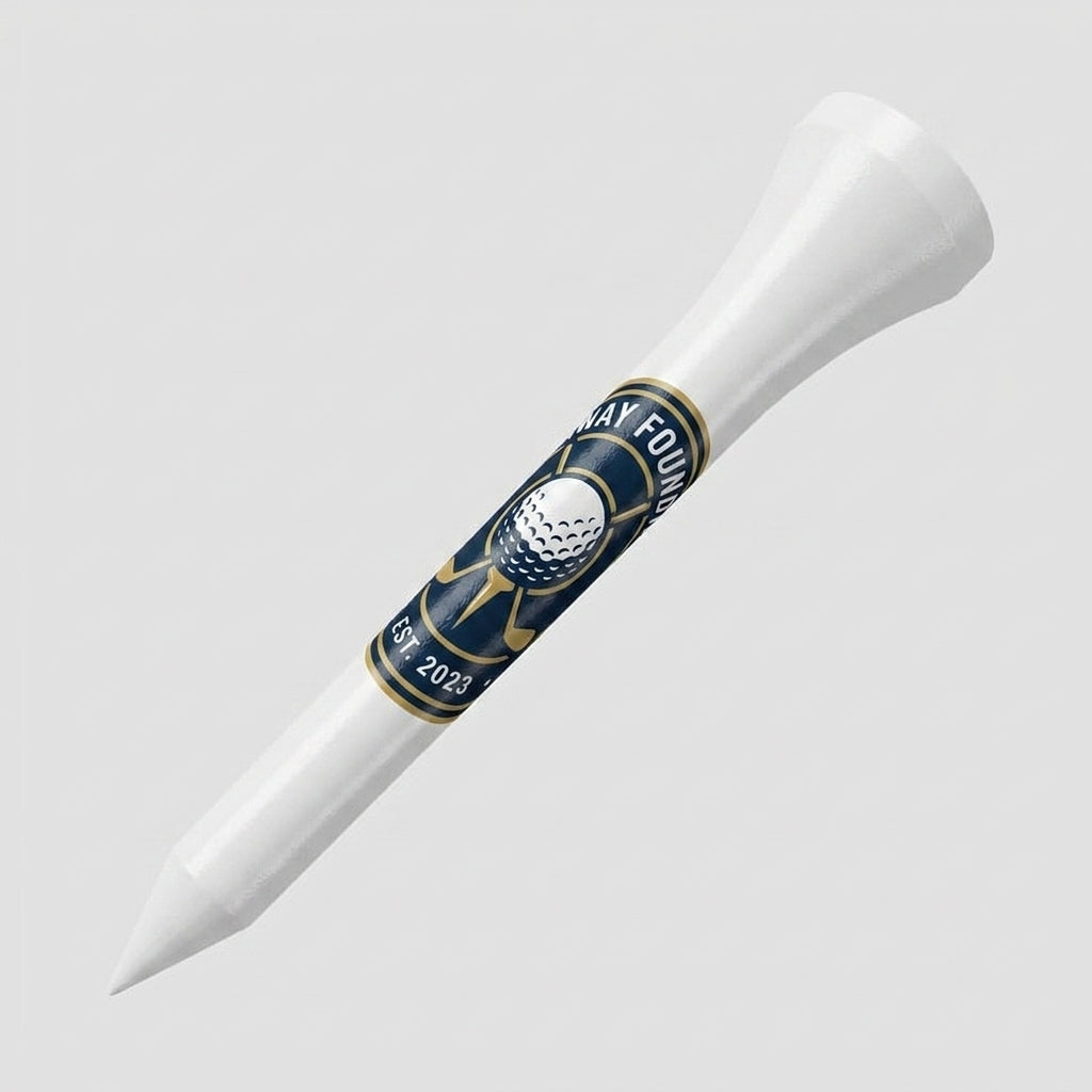 Bulk White Plastic Golf Tees - 1,000 PACK