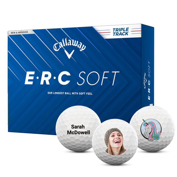 Custom Callaway ERC Soft Triple Track Golf Balls - MyCustomGolfBall