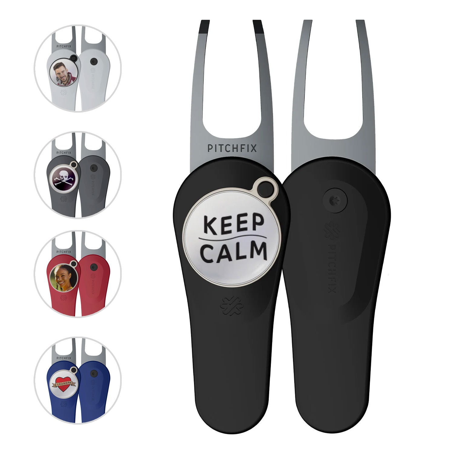 Pitchfix Original Divot Tool with Custom Ball Marker