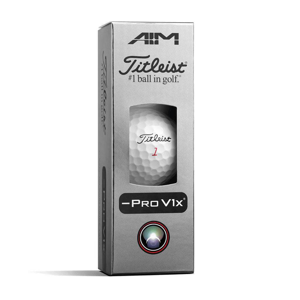 Titleist Pro V1x Left Dash AIM Enhanced Golf Balls
