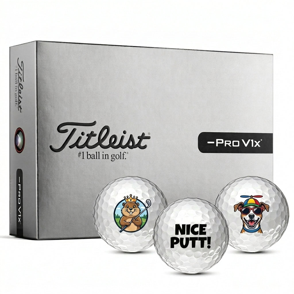 Titleist Pro V1x Left Dash Golf Balls One Dozen