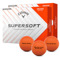 Custom Callaway Supersoft Orange Golf Balls 2 Dozen