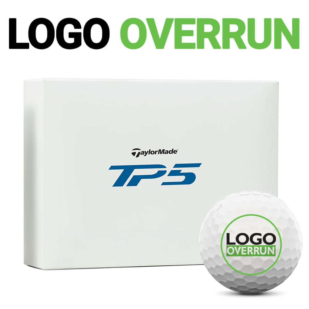 TaylorMade TP5 Prior Generation Golf Balls - LOGO OVERRUN