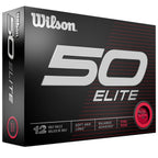 Wilson 50 Elite Pink Golf Balls One Dozen